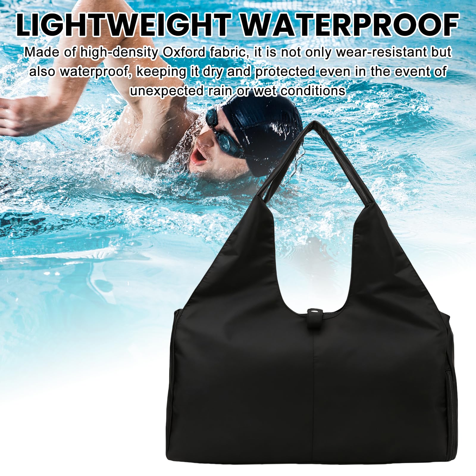 Borsa Sportiva Da Donna TOATELU Per Yoga E Palestra - Impermeabile, Con Scomparto Scarpe - Foto 3