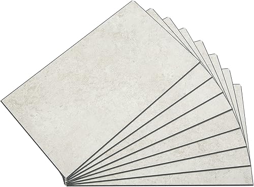 Vista 133 de Palisade Azulejos de vinilo entrelazados impermeables para salpicaduras de 22.8 x 7.31 pulgadas en mármol veneciano, sin juntas, fácil de instalar