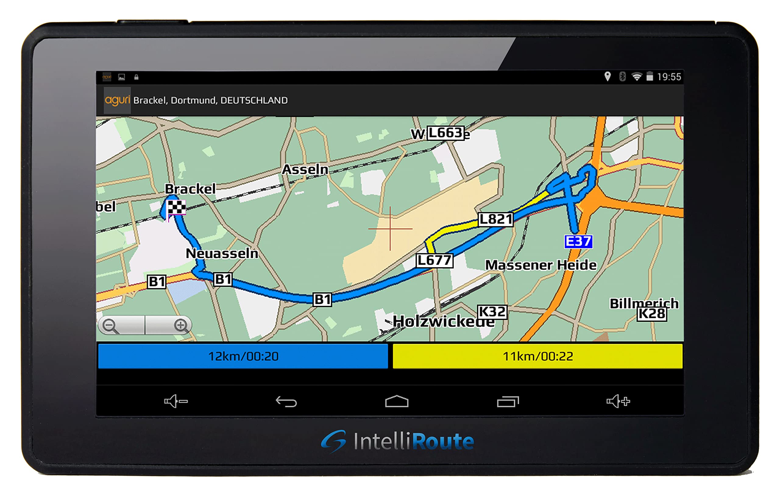 CARGUARD IntelliRoute TR6000 DVR LKW- Navigationssystem mit WLAN-Updates, Rückfahrkamera-IN, Dashcam, LKW-Parkplätzen, Livestauwarner