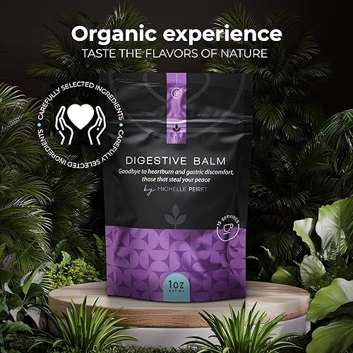 Miniatura 5 de Michelle Peiret Té de bálsamo digestivo, 1 oz (15 porciones por recipiente), sabor a naranja, mezcla de flores de caléndula (caléndula), manzanilla