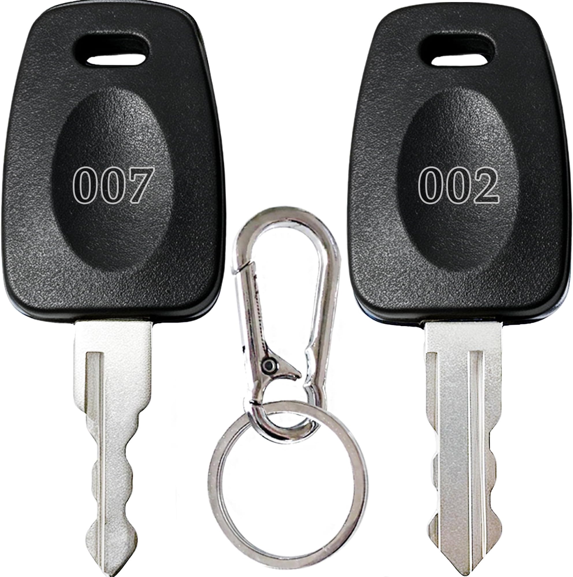2 Keys Compatible with 007 002 Master Luggage,Luggage Suitcase Password Locks Key