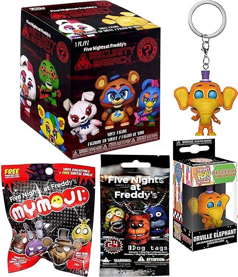 Amazon Pizzeria Band ミニフィギュア Five Nights At Freddy S Pocket Pop シミュレーター セキュリティブリーチ ミステリーミニキャラクター ドッグタグパック Orville Elephant キーチェーン Mymoji コレクション フィギュア ドール 通販