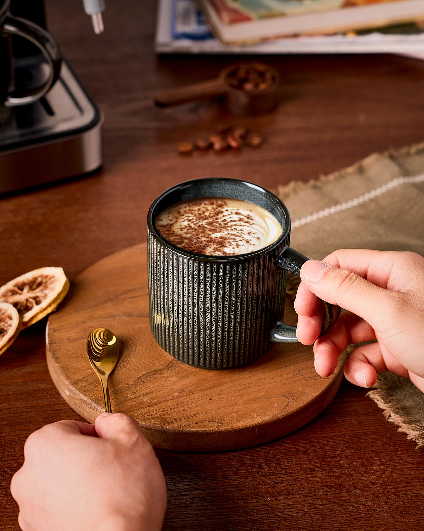 famiware Star Kaffeetassen Set für 4