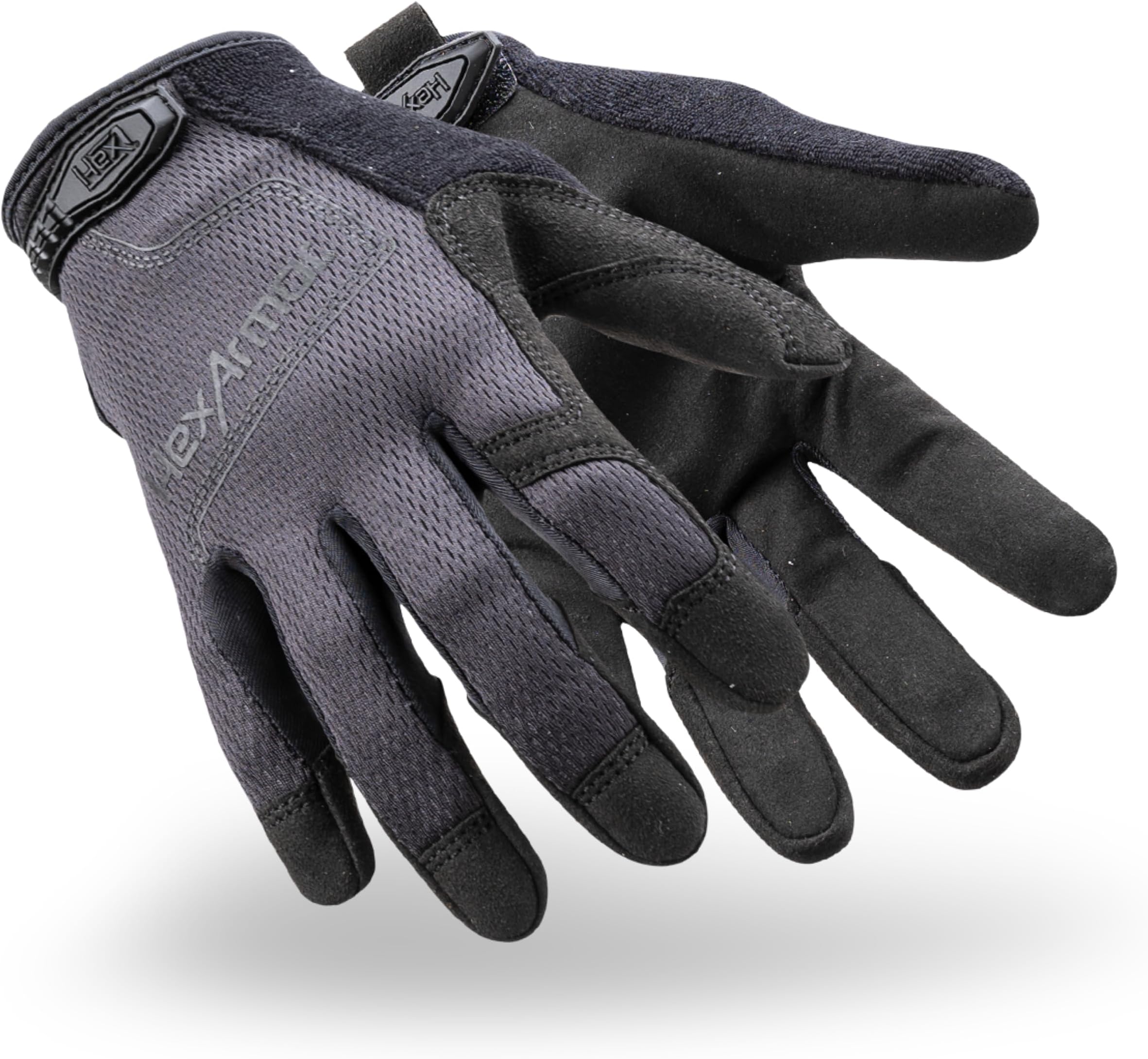 Law Enforcement Search Safety Tactical Work Gloves, HexBlue 2132 Series