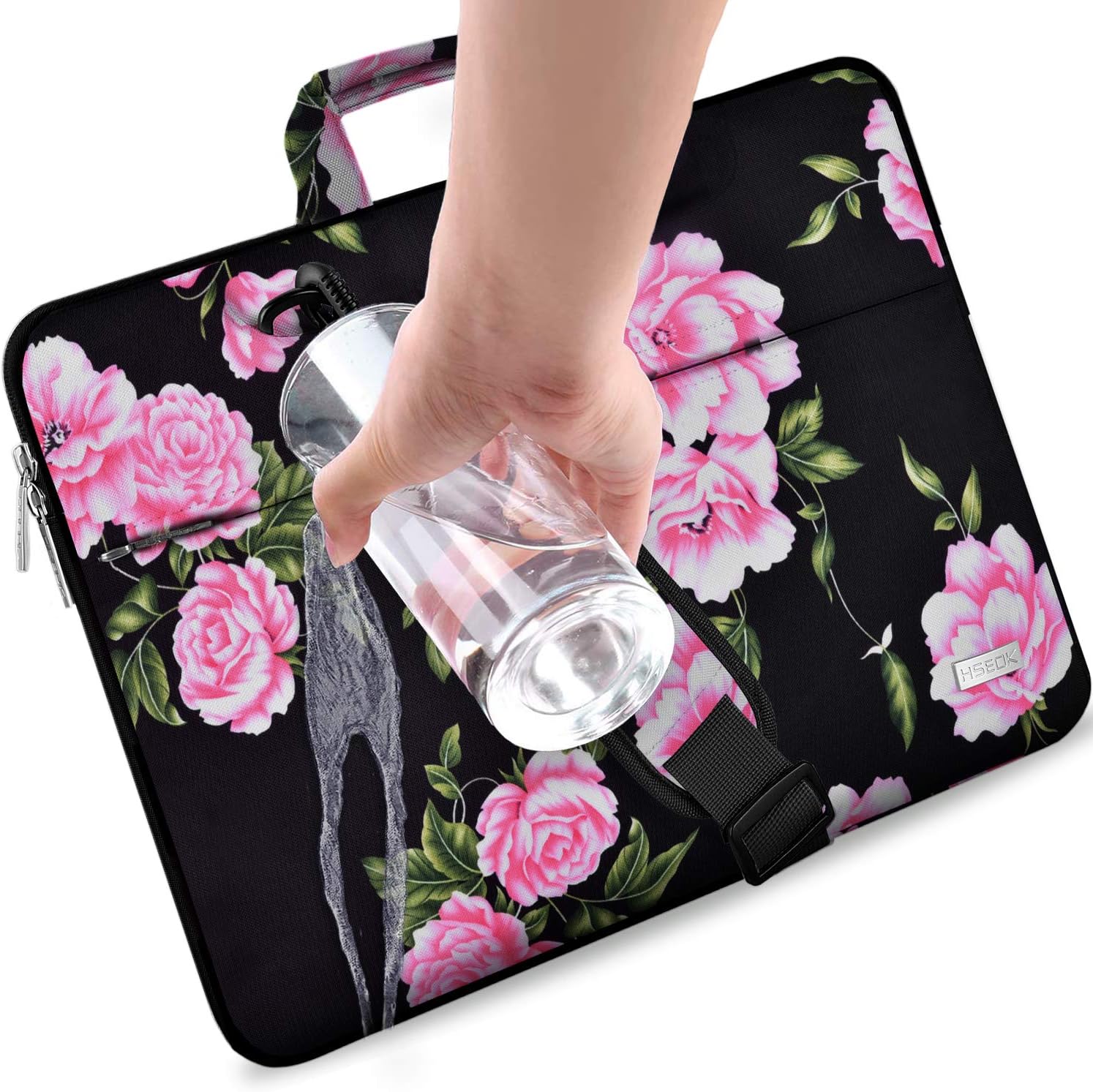 HSEOK Laptop Shoulder Bag 15 15.6 16 Inch Briefcase,Compatible MacBook Pro/Neo 16",MacBook Air/Pro 15,XPS 15/16 and most 15.6-16 and Most 15-16 Notebooks,Spill-Resistant Handbag,P02Y01 - Image 5