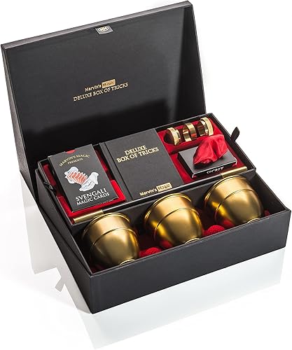 Miniatura 6 de Marvin's Magic - Caja de trucos de lujo - Conjunto ejecutivo de trucos de magia - Set mágico para magos principiantes y experimentados - Kit,