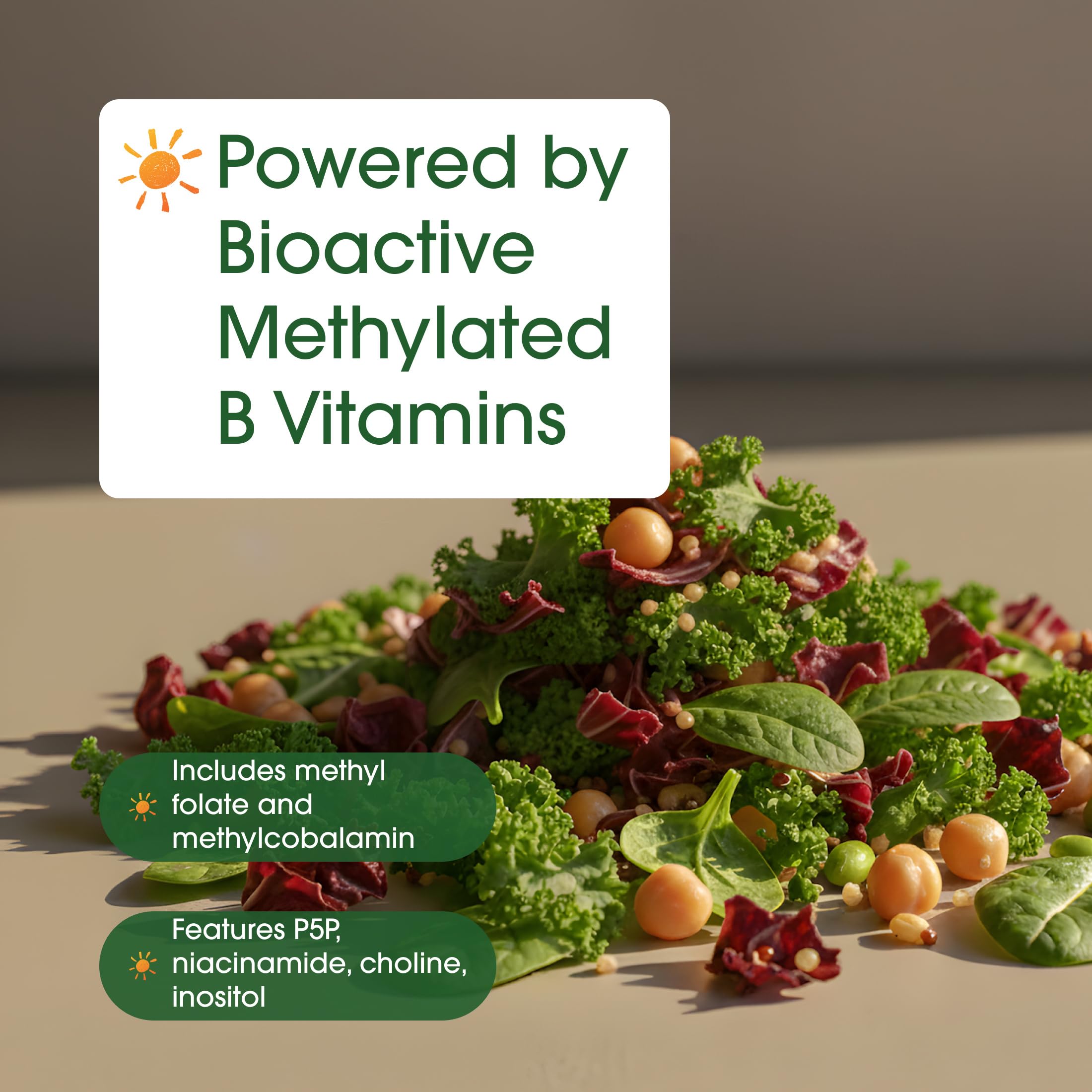 NatureBell Methylated B Complex Vitamins - 240 Vegetarian Capsules - High Bioavailability 12-in-1 Formula - for Immune Health & Energy Support* - Non-GMO & Gluten-Free — Amazon image 6
