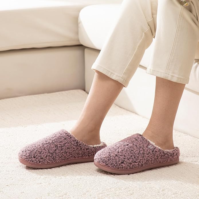 RockDove Pantuflas Tipo Clog Forro Sherpa para Mujer miniatura 2