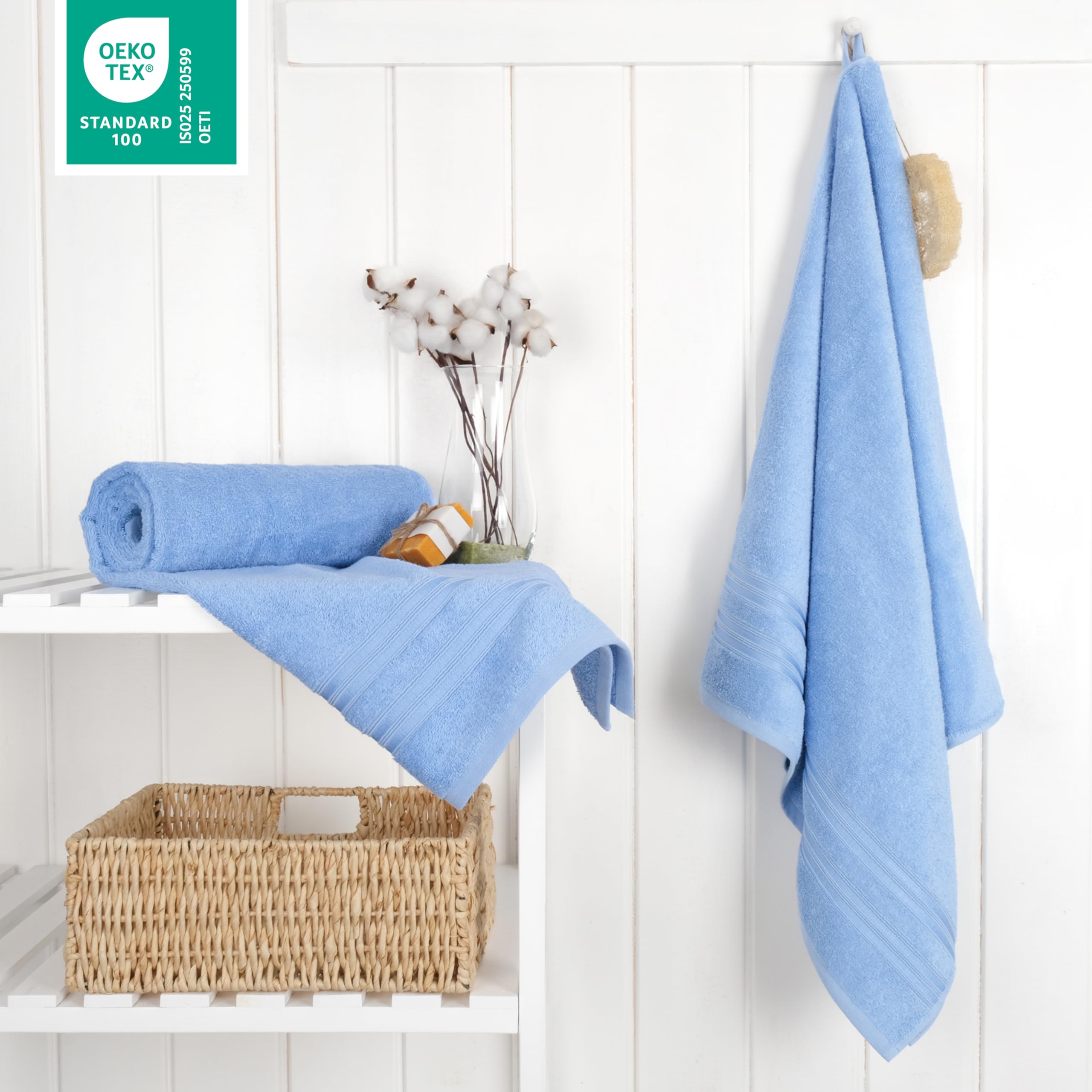 Hammetex Badetücher 2er Set 70x140 cm – Bild 3
