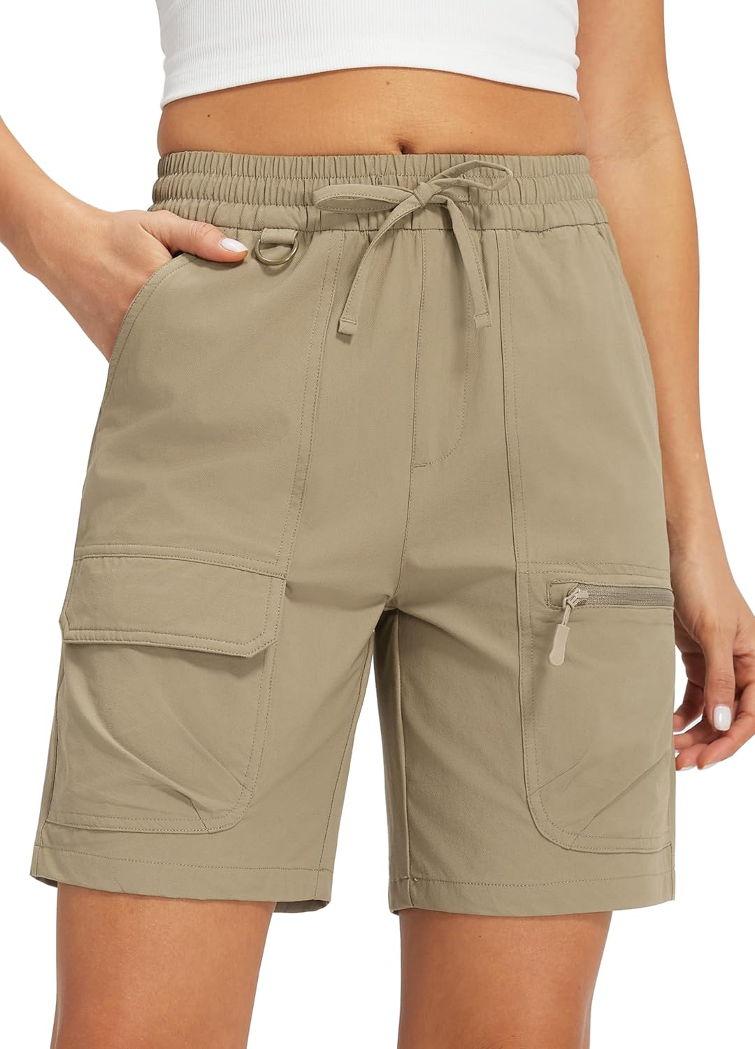 Libin Women's Hiking Shorts Cargo Shorts Casual Travel Quick Dry Water Resistant Lightweight