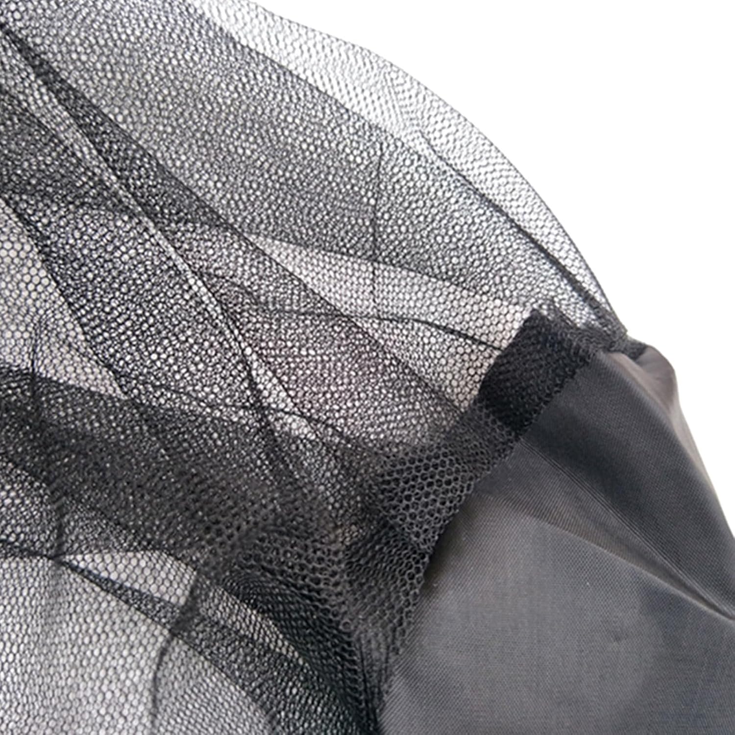 Mosquitoes Head Net Face Neck Fly Netting Hoods from Bugs Protections Screen Net for Camping Travel Hiking, Light Gray