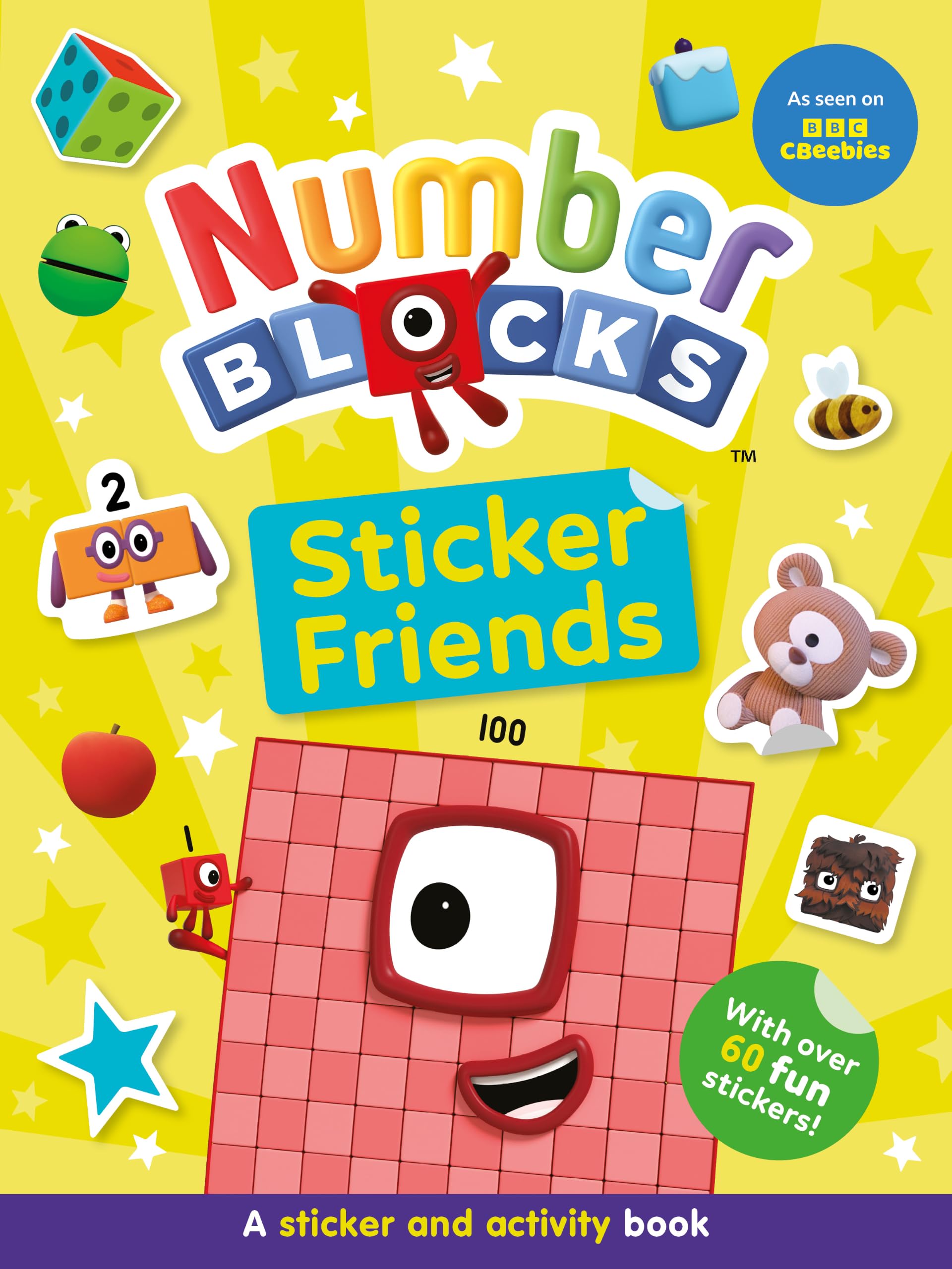 Numberblocks Sticker Friends - Sticker Activity Book with Over 60 Stickers - Preschool Maths, Counting and Number Fun - Numbers Up to One Hundred (Numberblocks Sticker Books)