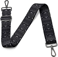 Vista 63 de Correa para bolso con herrajes dorados de repuesto, correa para bolso cruzado, correa ancha ajustable para colgar al hombro