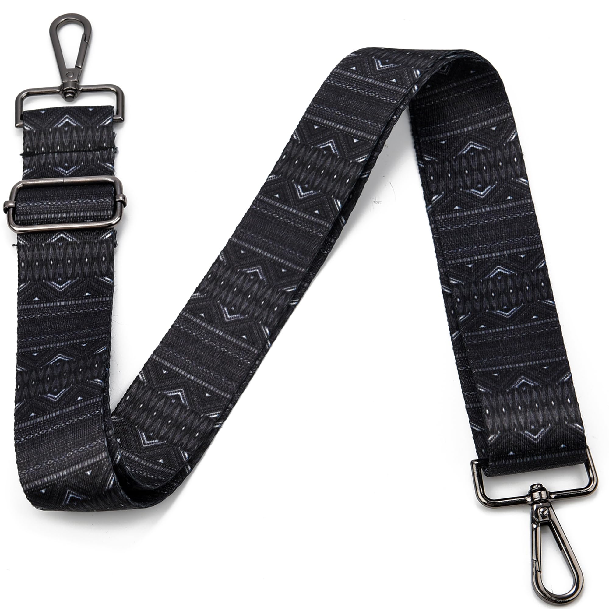Purse Strap Gold Hardware Replacement Crossbody Bag Strap, Wide Adjustable Shoulder Strap