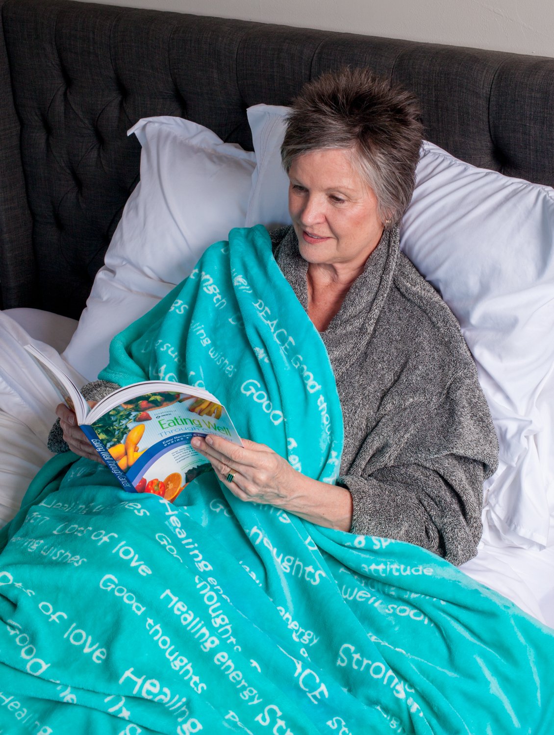 Amazon.com: BlankieGram Healing Thoughts Throw Blanket - Healing Blanket -  Positive Energy - Inspirational Blanket - Perfect Get Well Gifts for Women,  Men and Children - (50 x 60) : Everything Else