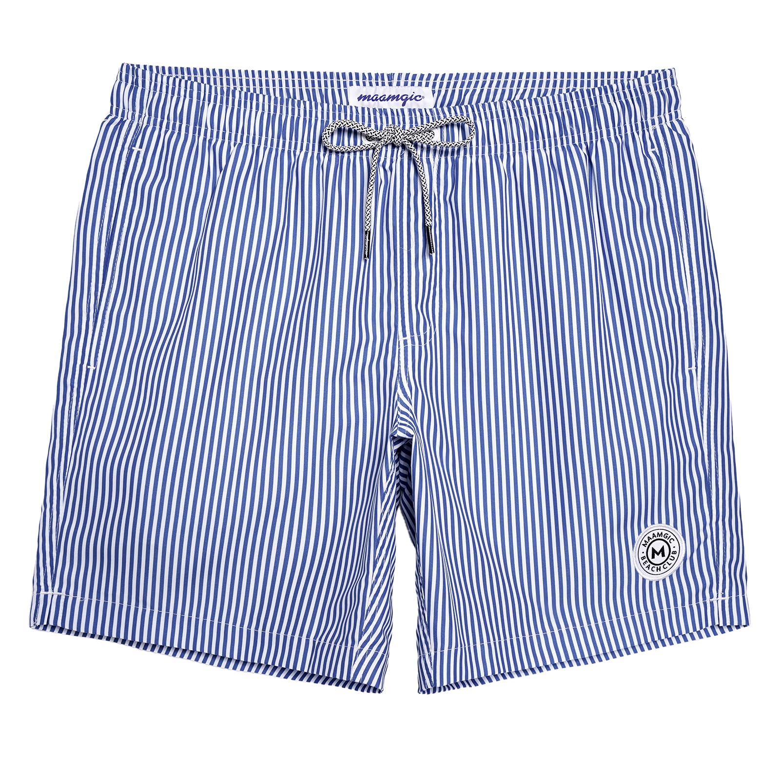 Mens Swim Trunks Quick Dry Swim Shorts with Mesh Lining Funny Swimwear Bathing Suits 7inch