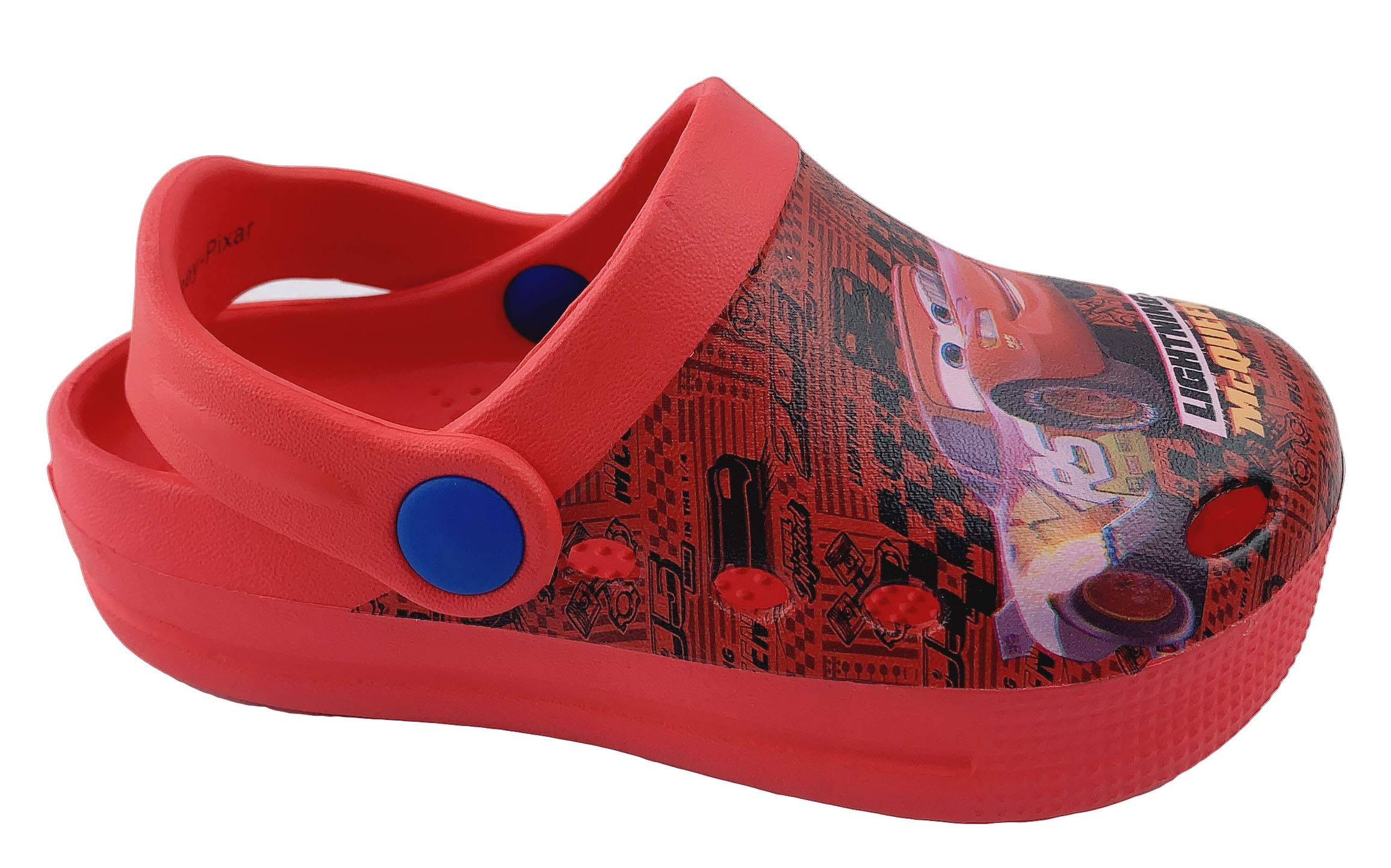 Sun City Ciabatte Cars Per Bambino – Numeri 24-32, Blu, Gomma, Senza Chiusura, Larghezza Normale