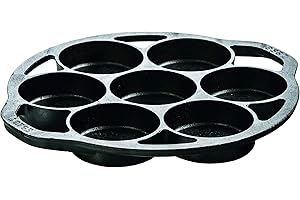 Lodge Seasoned Cast Iron Skillet Muffin & Brownie Pan