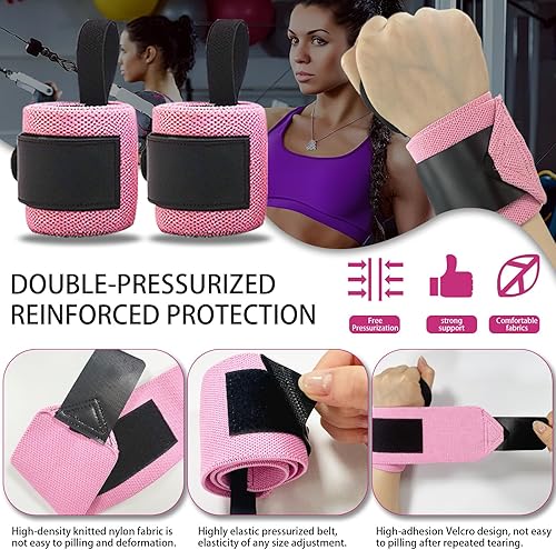 Miniatura 5 de Rypt Grip para levantamiento de pesas, agarre antideslizante de silicona para hombres y mujeres, guantes ergonómicos de protección de palma para