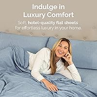 Vista 200 de Sábana encimera de bolsillo profundo, más suave que el algodón egipcio, 1 sábana encimera para colchón tamaño Queen