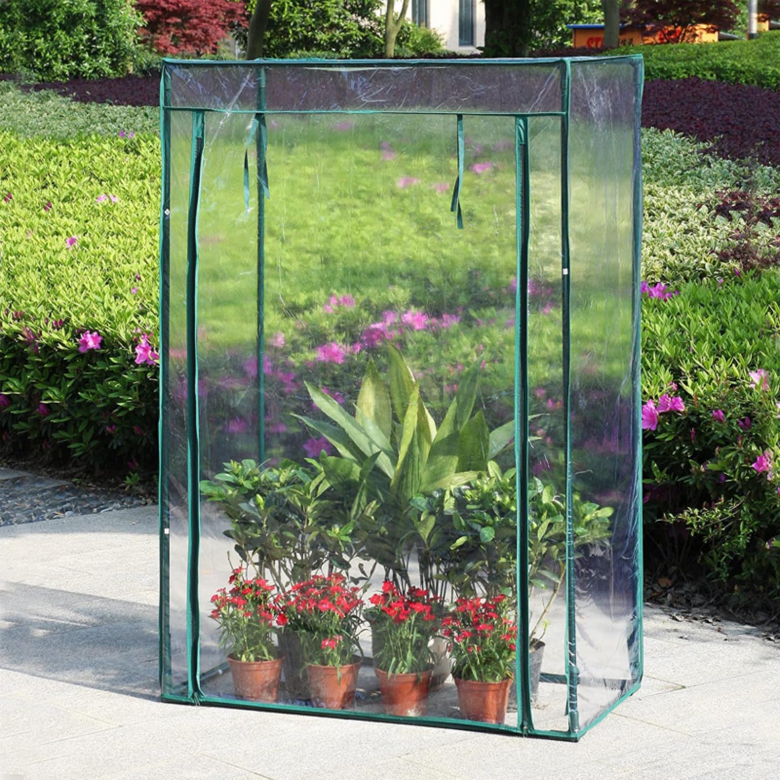 Copertura di Ricambio per Serra | Tenda Trasparente per Interni/Esterni, UV - Copertura Portatile Resistente al Freddo della pianta del Fiore della Tenda della Serra per Il Cortile del Patio
