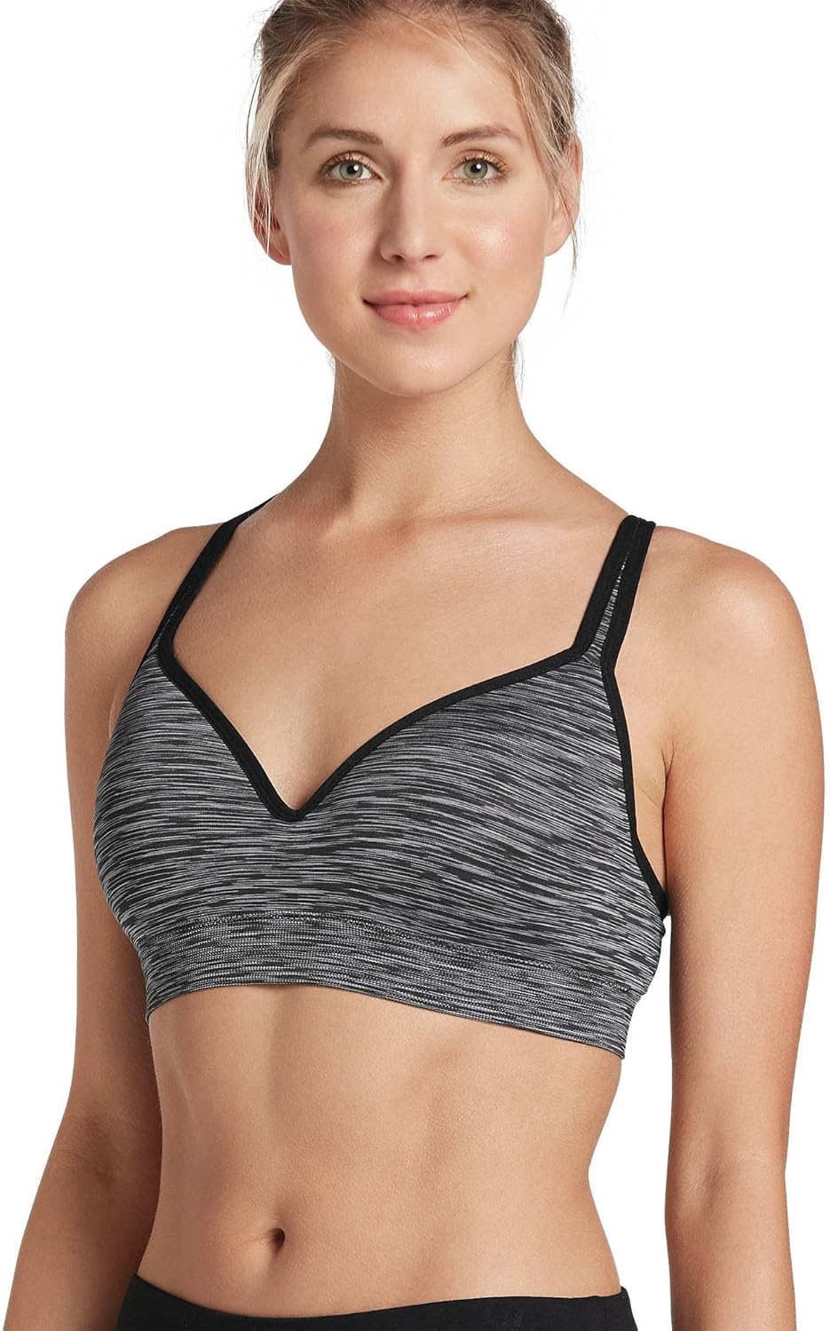 Jockey Women's Mid Impact Multi-Way Molded Cup Sports Bra