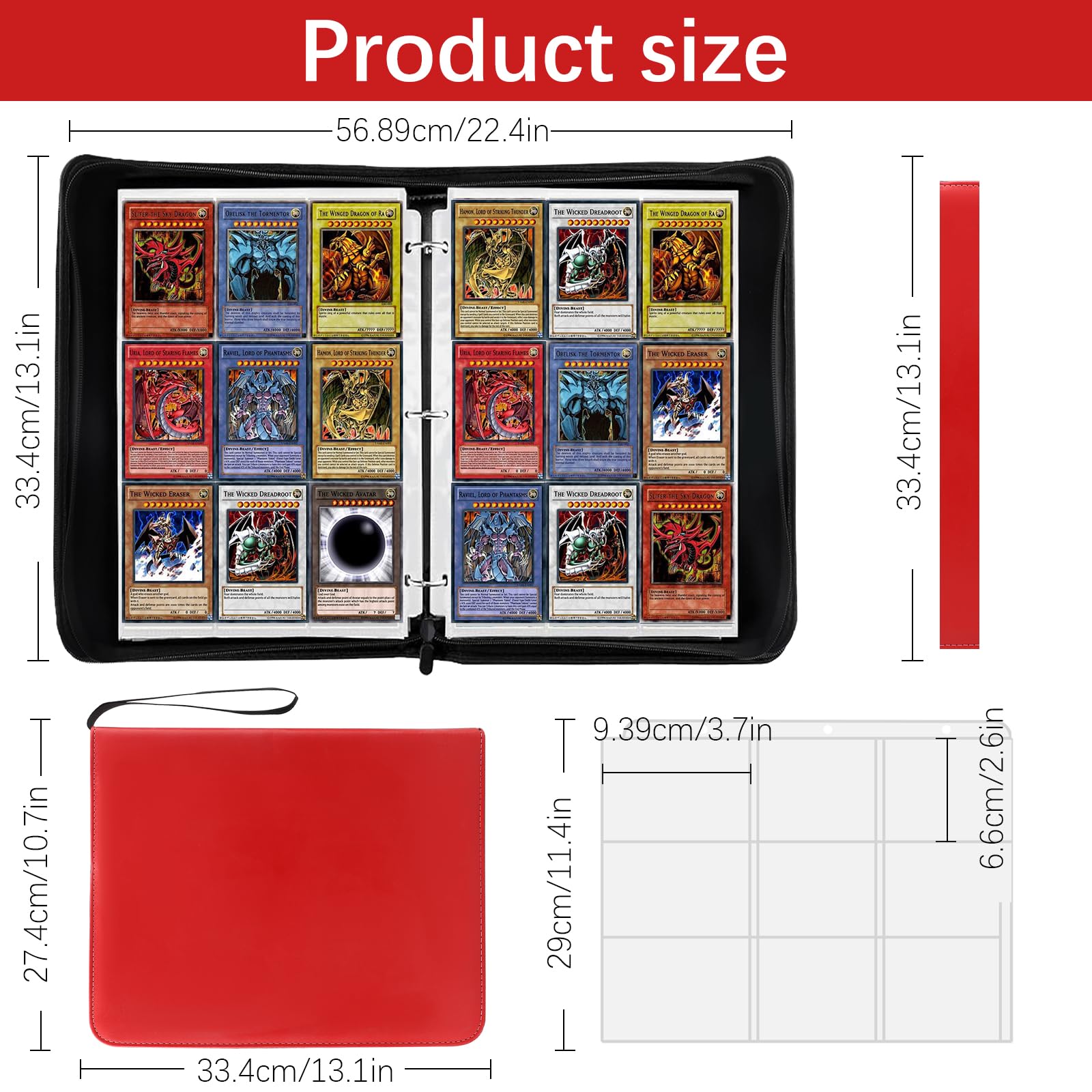 Raccoglitore Carte Pokémon 9 Tasche
