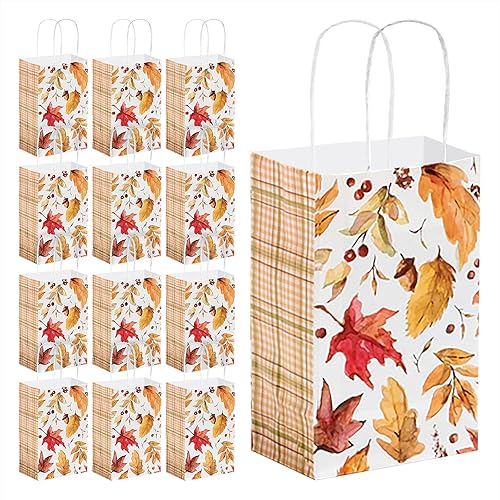 Miniatura 10 de HOME & HOOPLA Bolsas de regalo de papel con estampado floral de lavanda y acuarela, bolsas pequeñas de 5.25 x 3.5 x 8.25 pulgadas (paquete de 12)