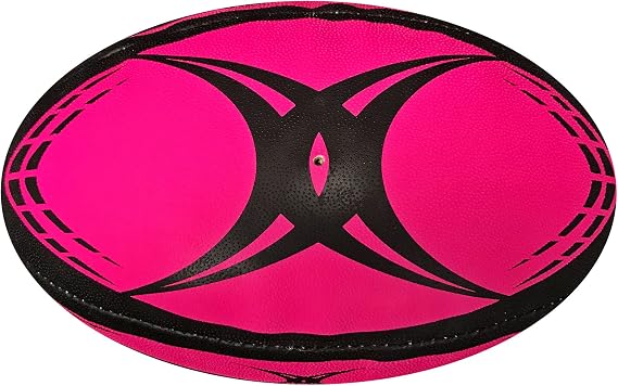 Gilbert G-TR4000 Rugby Training Ball - Fluoro Pink, Size 5
