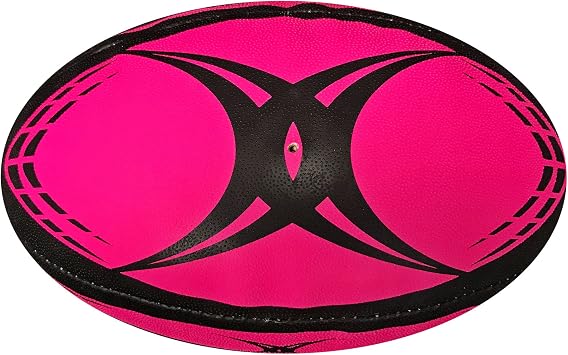 Gilbert G-TR4000 Rugby Training Ball - Fluoro Pink, Size 5