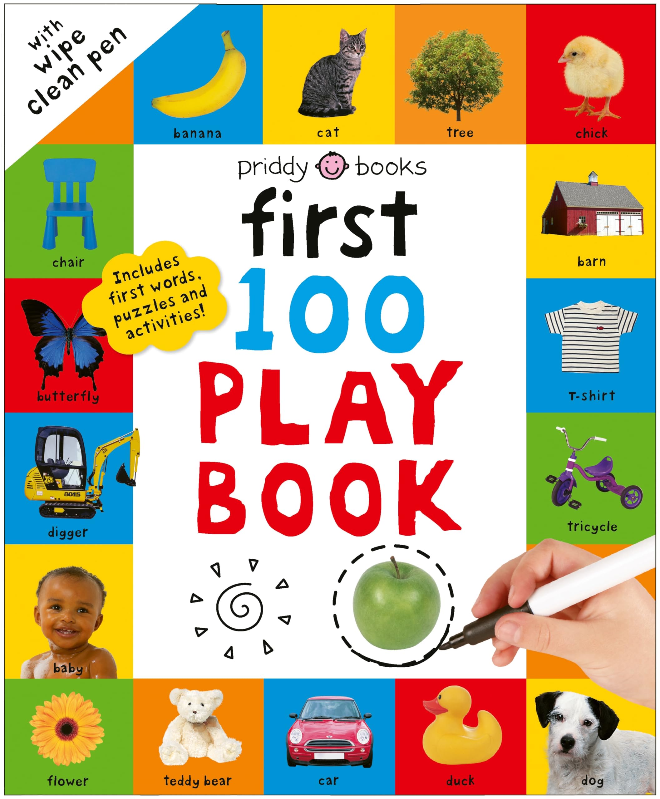 First 100 Play Book: A first words wipe-clean activity book