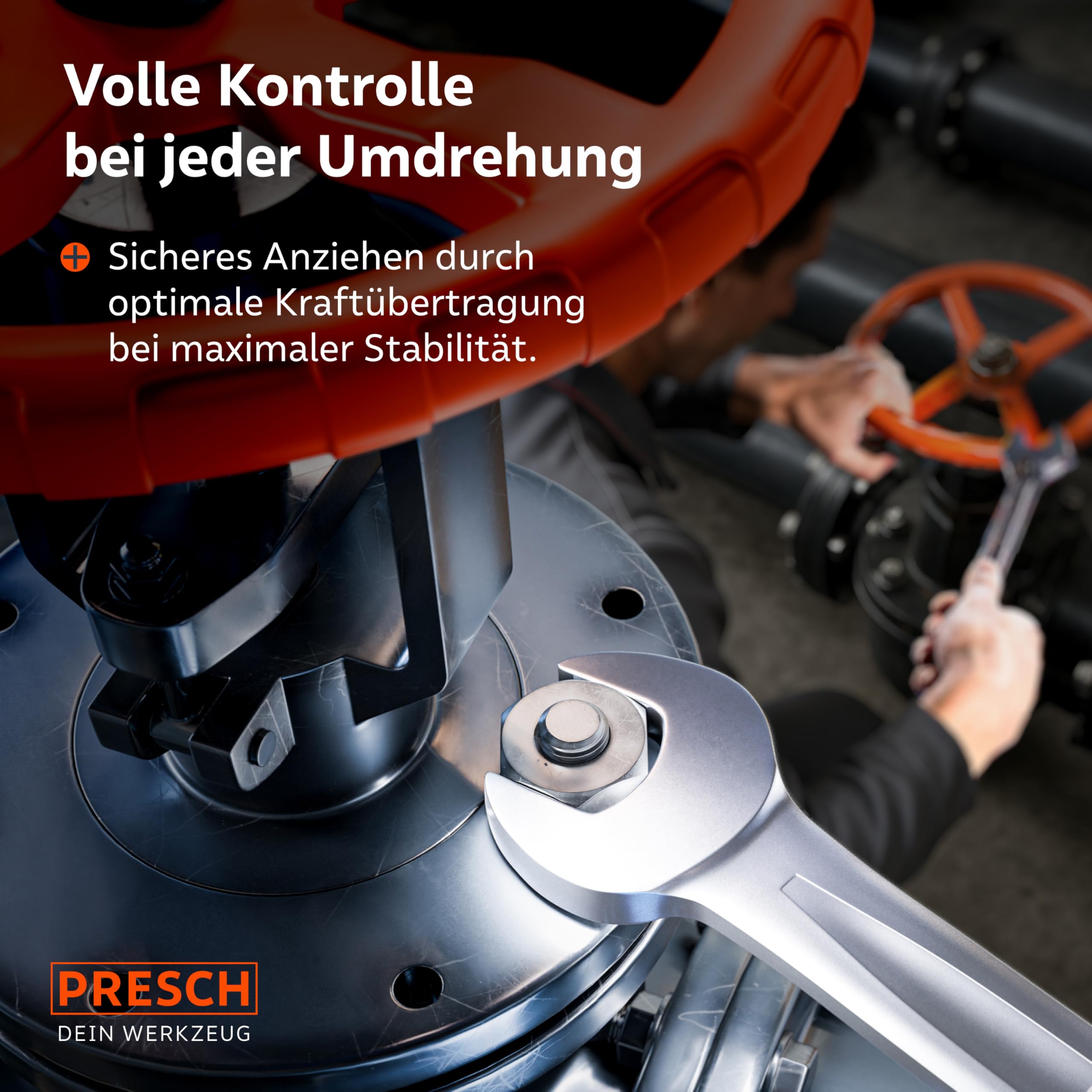 PRESCH Ratschenschlüssel Set 12tlg. (6-19mm) inkl. Tasche - Minimaler Rückholwinkel (Bis zu 4°, 90 Zähne) - Robuste, präzisionsgefertigte Ringratschenschlüssel