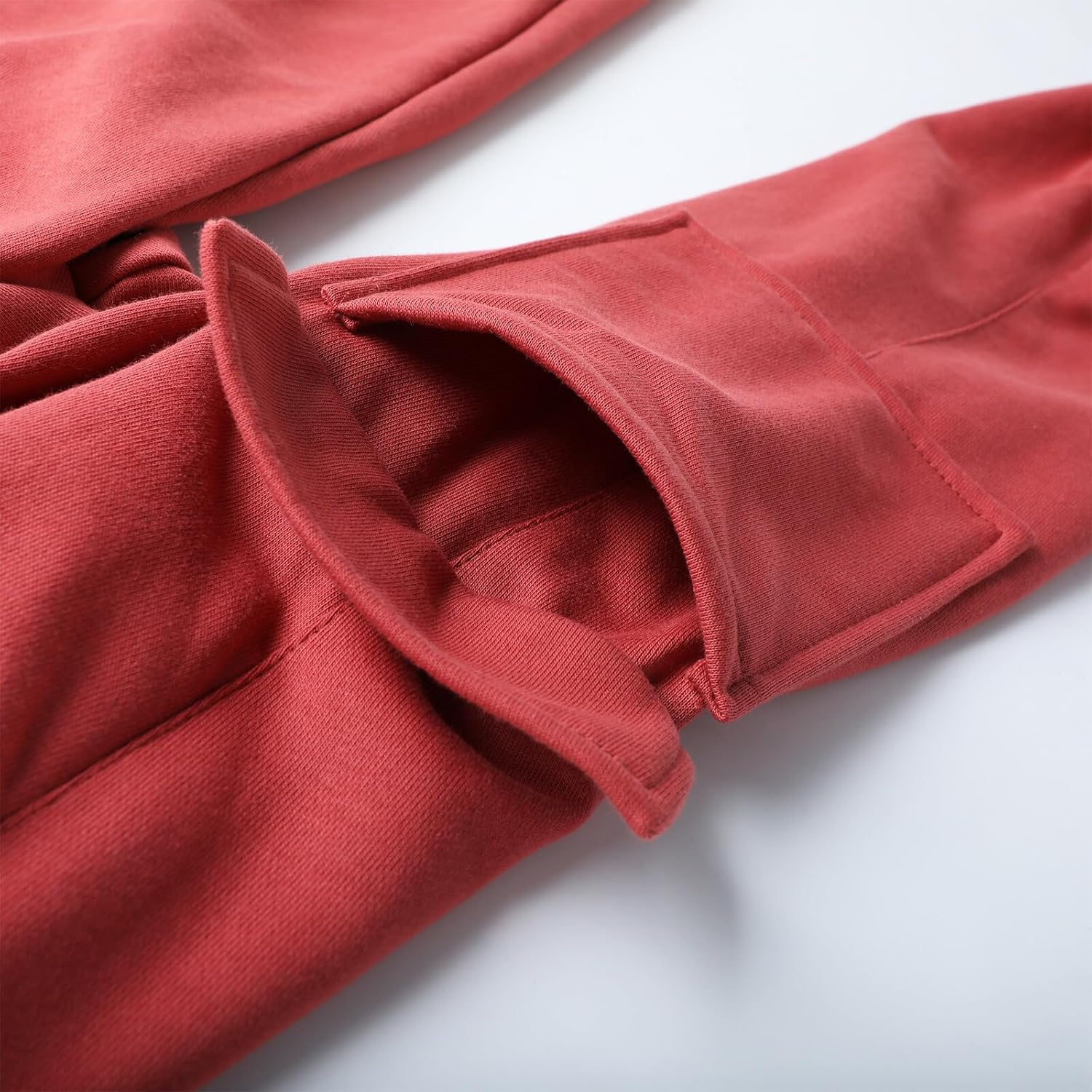 HILEELANG Boy Cargo Sweatpants 3 Pack - Kids Cotton Blend Joggers with Pockets Elastic Waistband Athletic Pants 5-15Y - Image 2