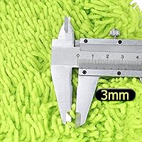 Vista 3 de SLIIMU Paquete de 2 repuestos de repuesto de cabezal de microfibra de felpilla para trapeador de polvo de pared de 66 pulgadas con mango largo