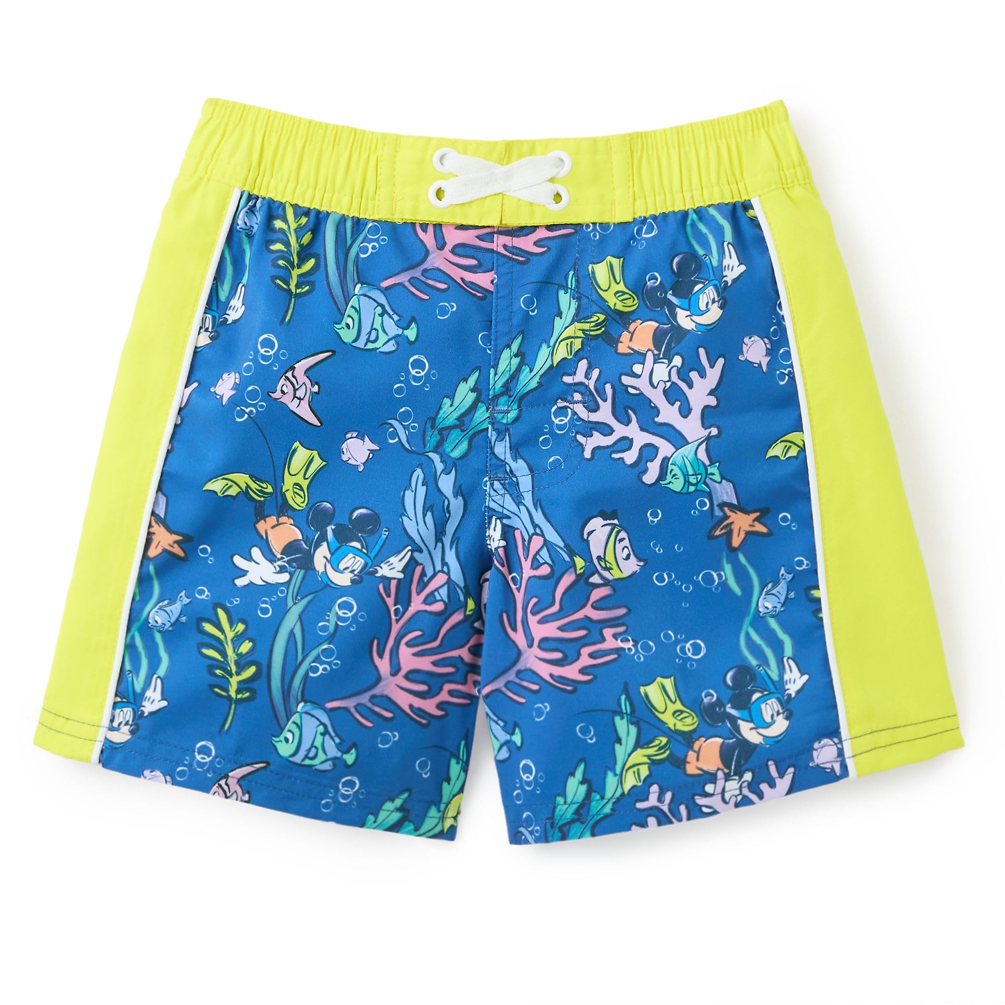 Disney Store Blue Official Mickey Mouse Swim Trunks For Kids