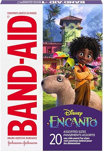 Miniatura 108 de Band-Aid Vendajes adhesivos de marca para cortes y rasguños menores, cuidado de heridas con personajes de princesas de Disney, vendajes divertidos
