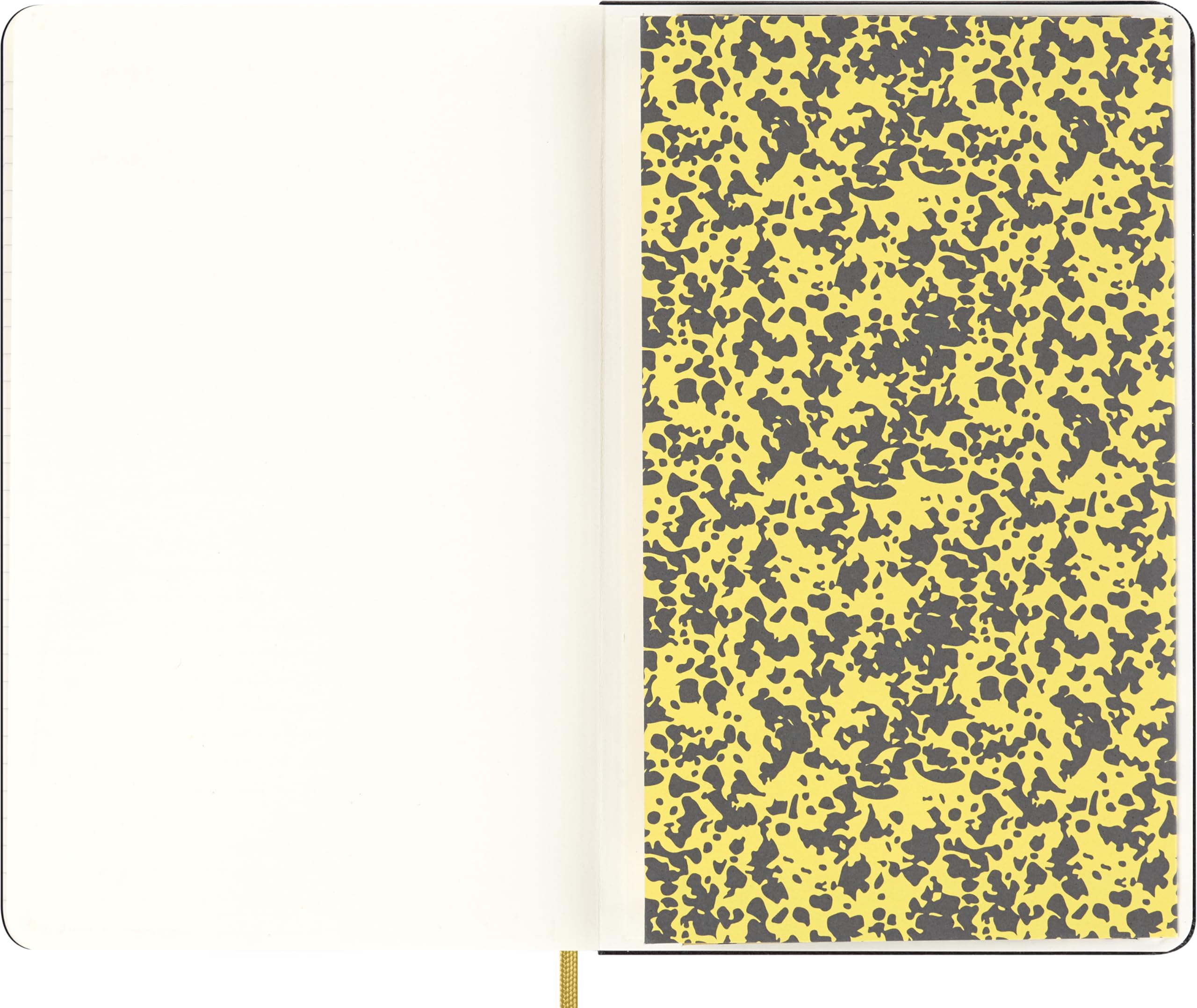 Moleskine Notatnik IZIPIZI x Custom Edition, twarda okładka, w linie, duży (12,7 cm x 21 cm), żółty pigment, 176 stron