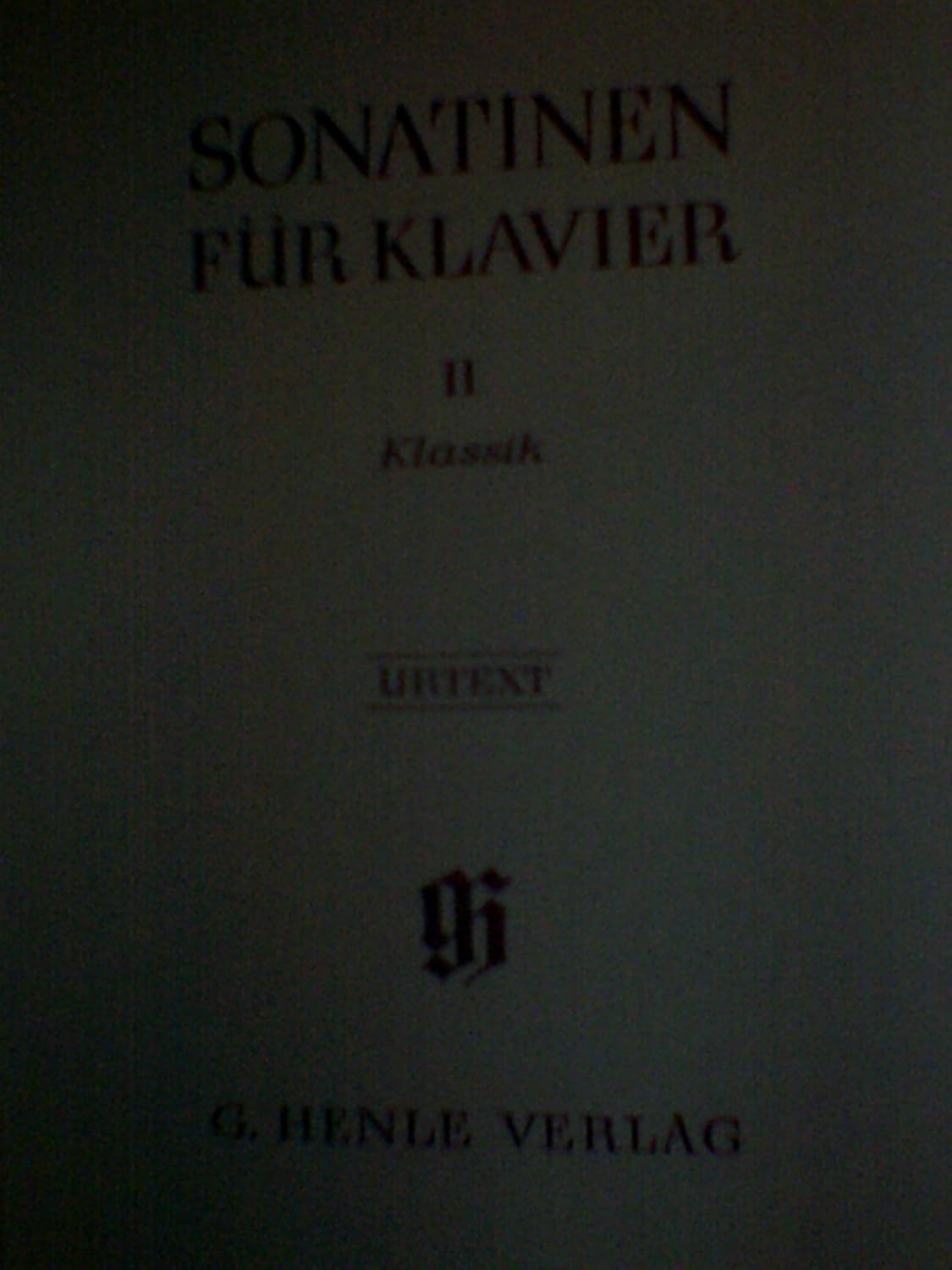 Sonatinas for Piano (Classic) Vol. 2 - piano - (HN 340) (Multilingual Edition)      Sheet music – January 10, 2009