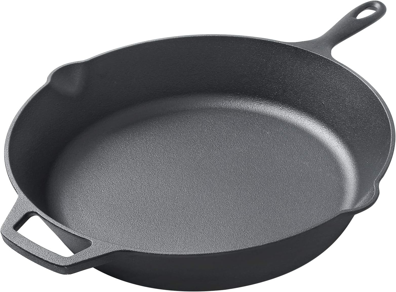 EDGING CASTING 15" Rust Resistance Super Preseason, Cast Iron Cookware With Non-Stick Coating Skillet