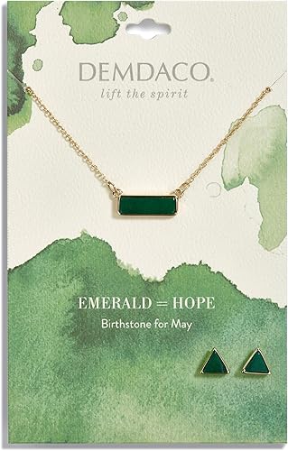 Miniatura 5 de DEMDACO - Juego de collar y pendientes con cristales austriacos para mujer