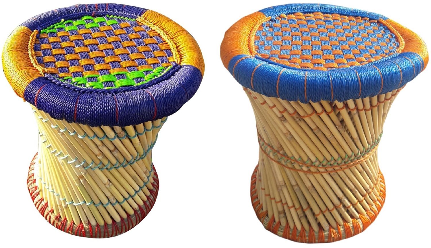 SPHINX CANE BAR STOOL FOR INDOOR/OUTDOOR - SET OF 2