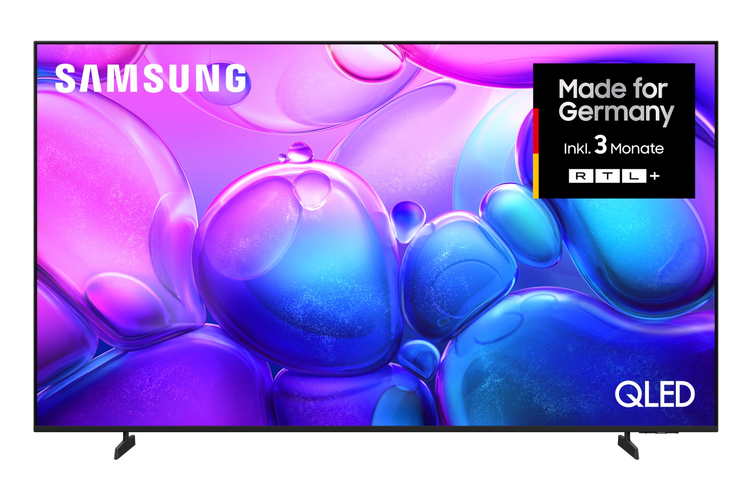 Samsung QLED 4K Q6FA 75 Zoll (189 cm) UHD Fernseher, 100% Farbvolumen für satte Farben, Quantum HDR, 4K Upscaling, Knox Security, Kostenlos 900 Sender TV Plus, Samsung Vision AI Smart TV
