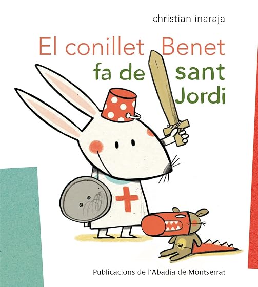 El conillet Benet fa de Sant Jordi