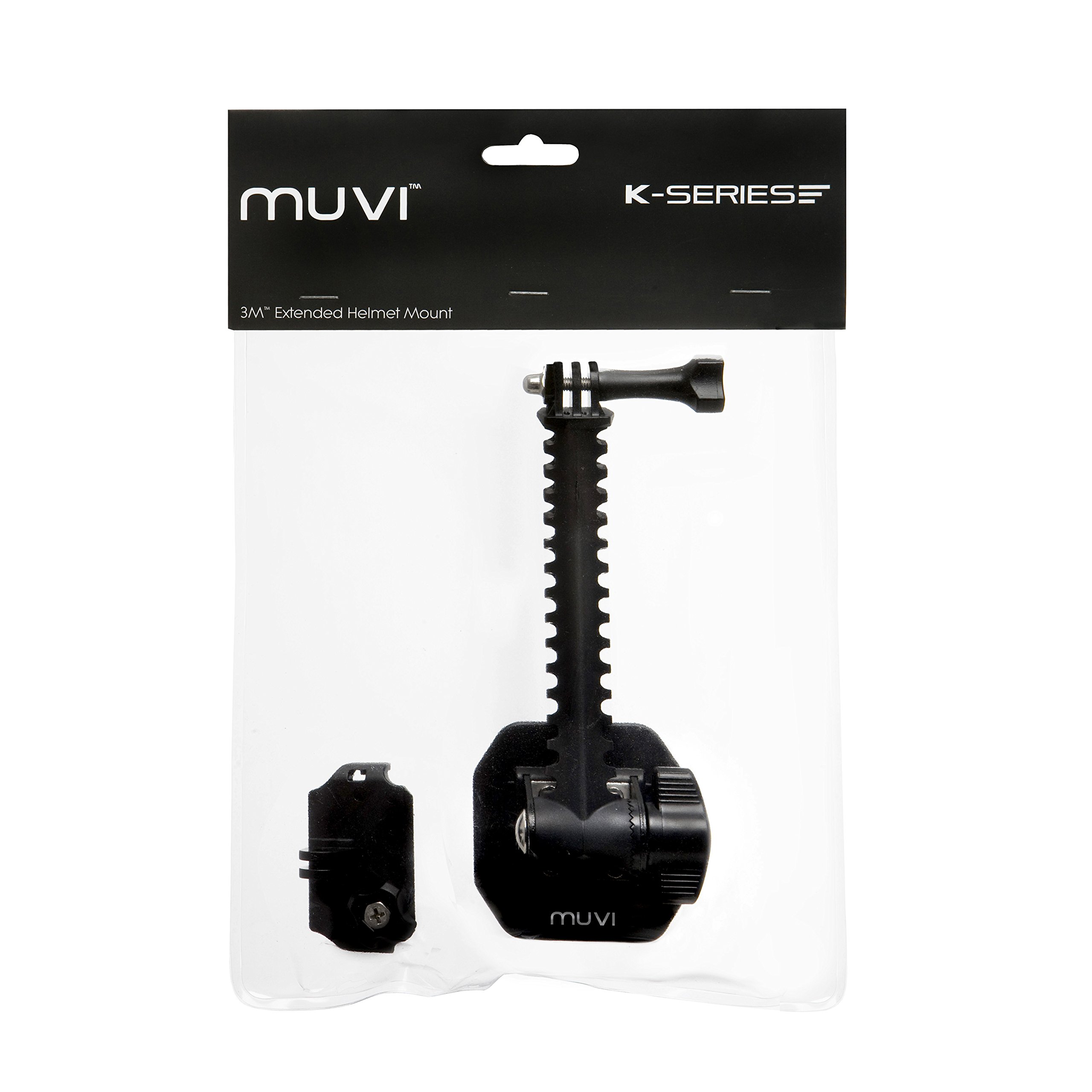 Veho VCC-A043-EHM Attacco Telescopico per Caschi da Action Cam, Nero