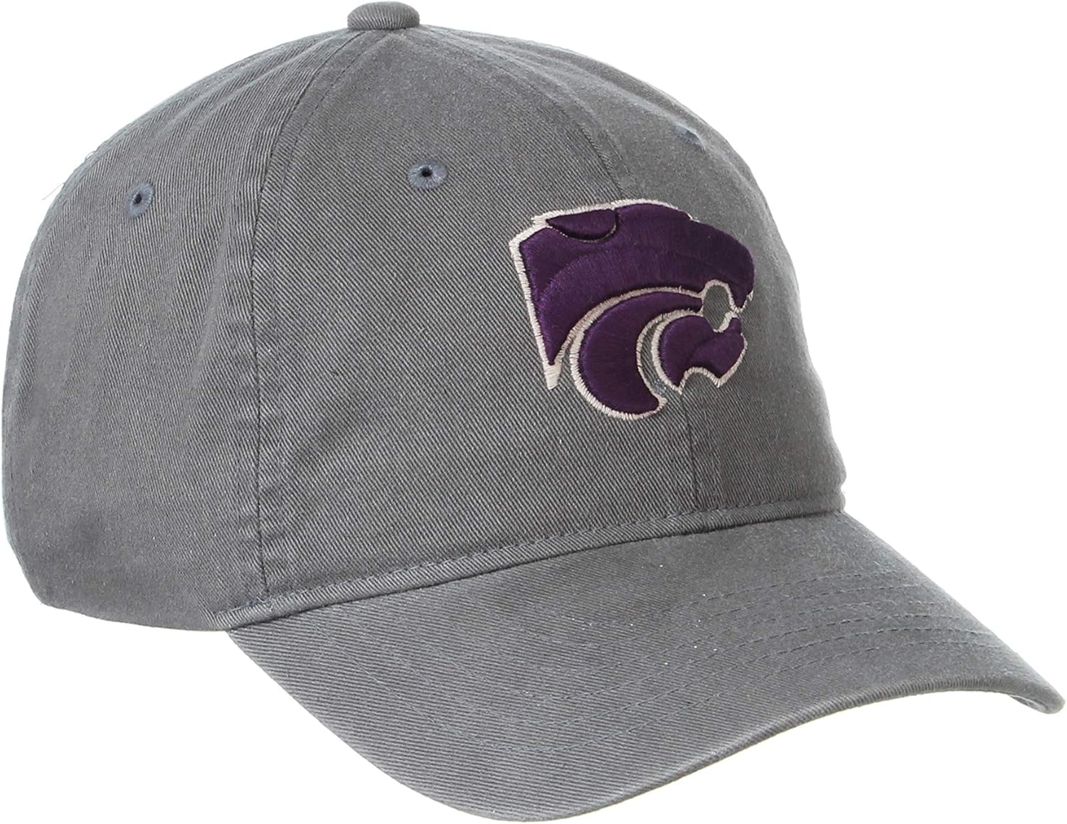 NCAA Kansas State Wildcats Mens Adjustable Scholarship Hat Charcoal, Kansas State Wildcats Charcoal, Adjustable, One size - Image 4