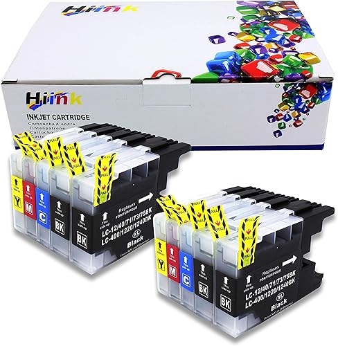 HIINK Cartucho de tinta compatible para cartuchos de tinta Brother LC71 LC75XL LC75 Uso en MFC-J280W J825DW J430W J835DW J625DW J425W J6710DW J280W
