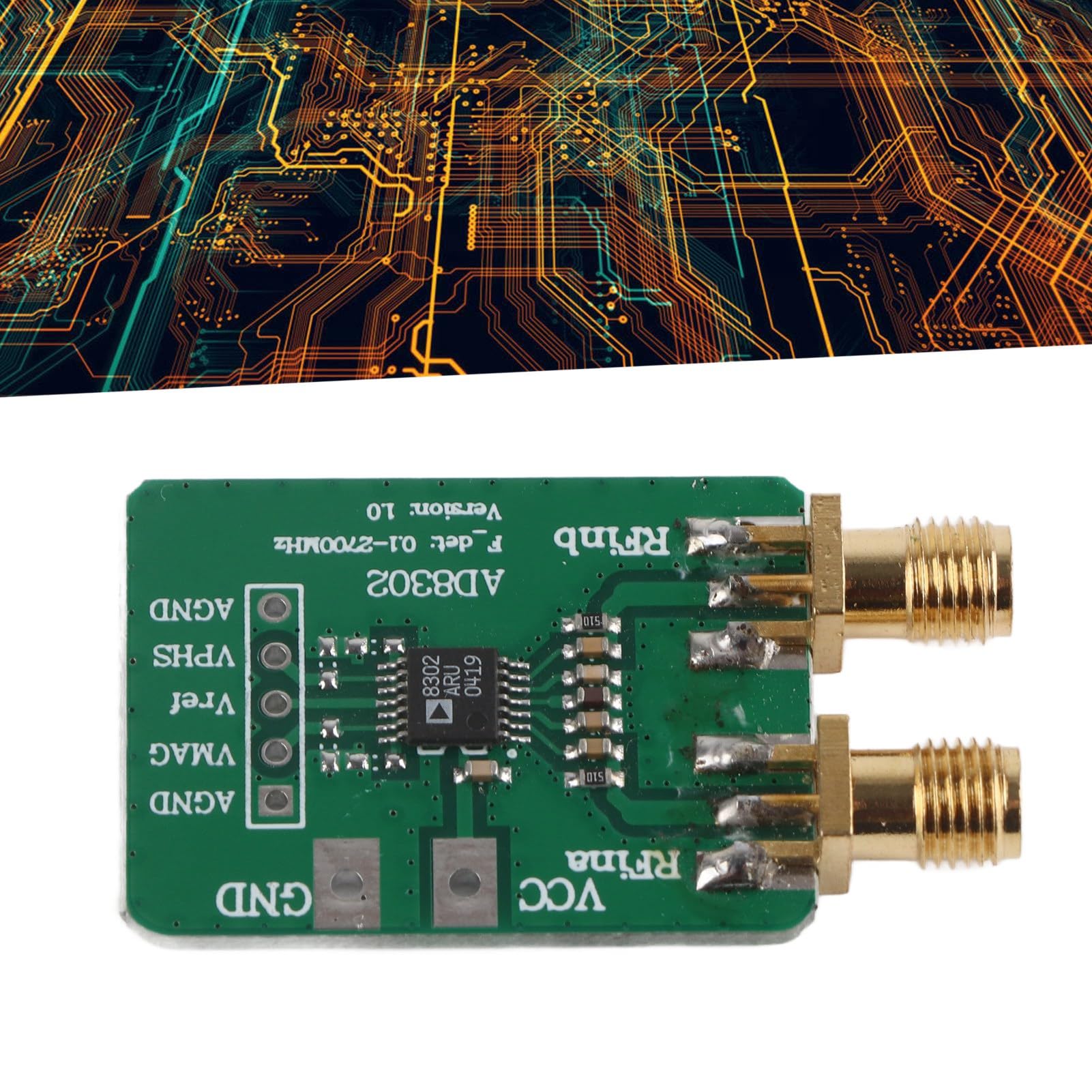 AD8302 Phasenerkennungsmodul - Überwachung und Diagnose des Fernbedienungssystems - Messen Sie den Verstärkung, den Verlust und die Phase Bis zu 2,7 GHz, Geeignet für Verstärker,