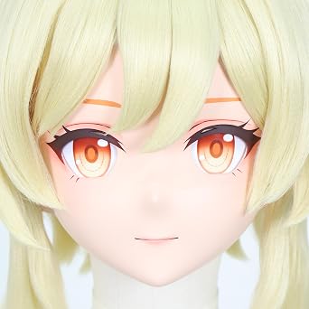 ZONTO HY-YE Custom Character Women/Girl Resin Kig Full/Half Band Rock Anime Cosplay Japanese Anime Kigurumi Mask Bonus