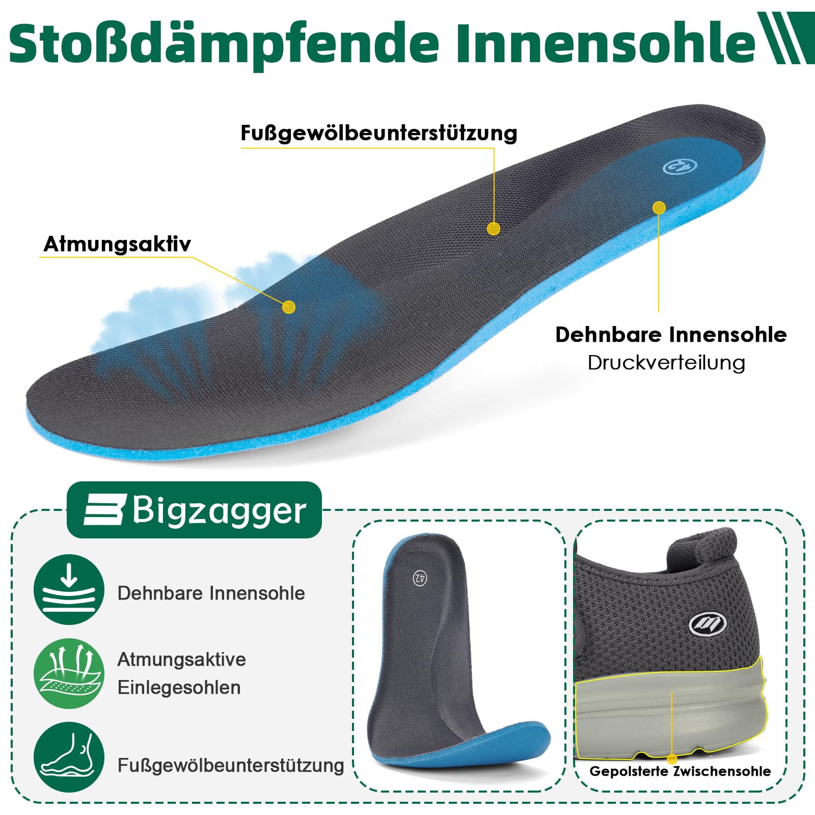 Chaussures orthopédiques pour homme et femme - Extra larges - Avec fermeture - Ultra légères - Avec semelle en mousse à mémoire de forme - Respirantes - Chaussures de santé pour pieds enflés