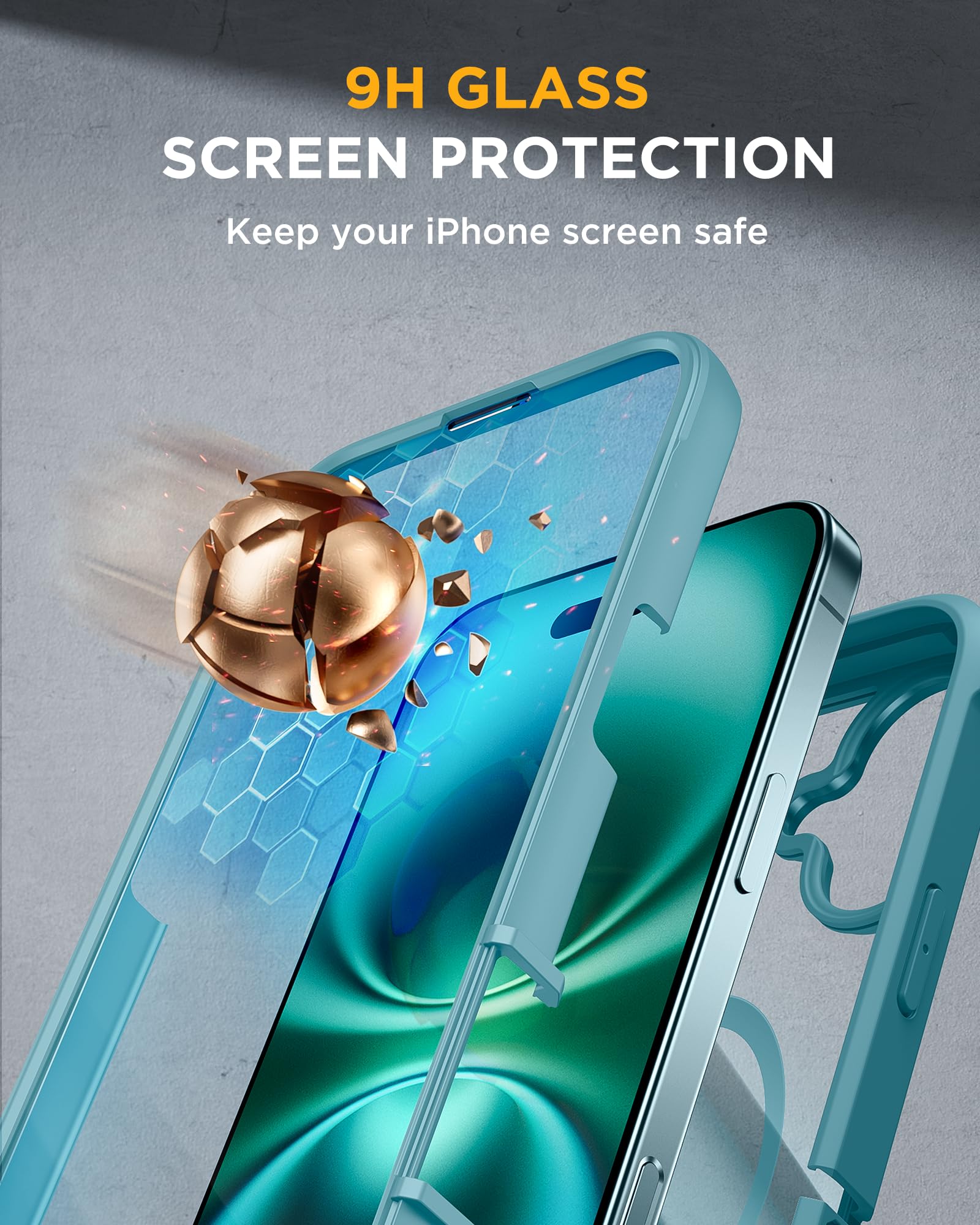 Miracase Magnetic Case for iPhone 16 Plus Case 6.7" - Image 3